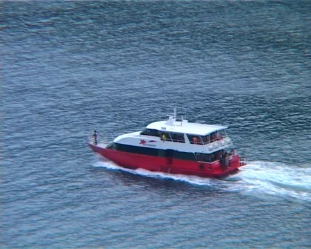 Ocean ferry 스톡 동영상 502585