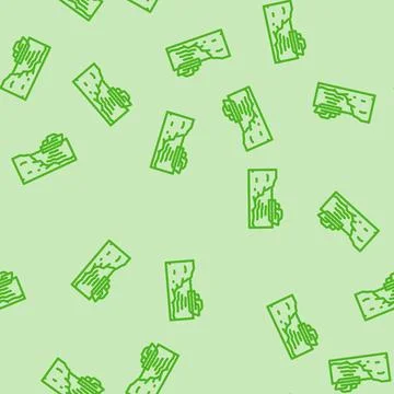 Ocean floor mapped future technology line vector seamless pattern 스톡 일러스트