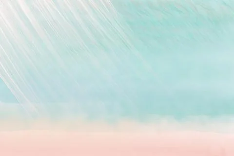 Ocean floor, waves, sunlight through the water background in pastel colors Stock Illustration