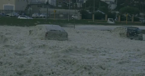 Ocean Foam 9 動画素材 136453397