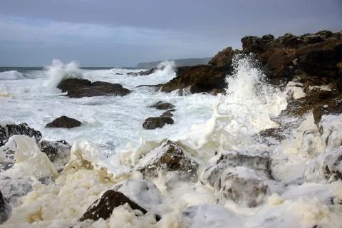 Ocean foam Stock Photos