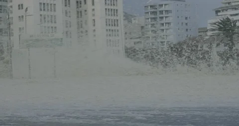 Ocean Foam waves 1 動画素材 136452844