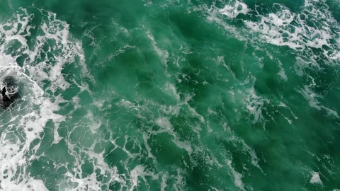 Ocean Foam Waves, Fort Bragg Video stock 284879651
