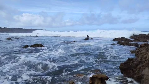 Ocean forces Stock Footage 264102369