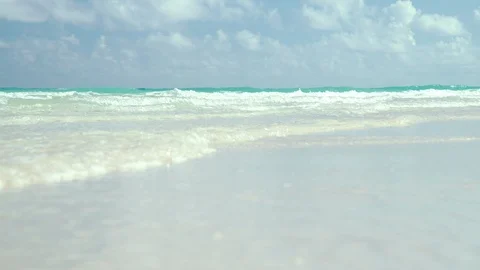Ocean front beach Stock Footage 119937908