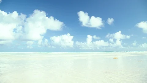 Ocean front beach Stock Footage 119938045