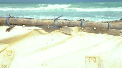 Ocean front beach Stock Footage 119938153