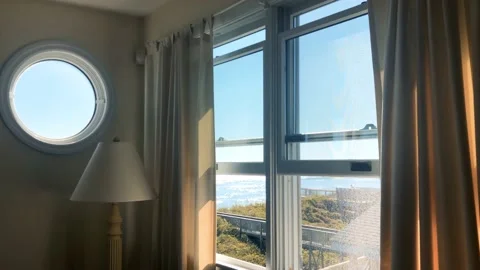 Ocean Front Home Video stock 163060352