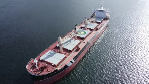 Ocean Future drone orbit shot 4K footage Stock Footage 149334426