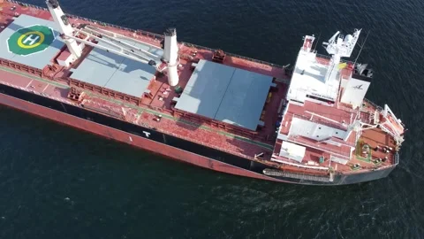 Ocean Future drone shot wheelhouse pan out 4K footage Stock Footage 149334543