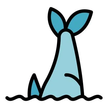 Ocean herring icon vector flat Stock Illustration