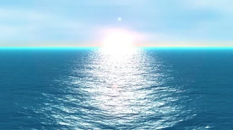Ocean horizon Stock Footage 8567797