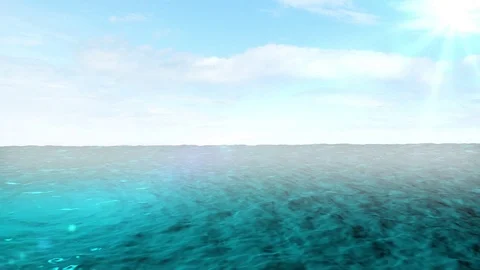 Ocean. Horizon. Sky Stock Footage 75782915