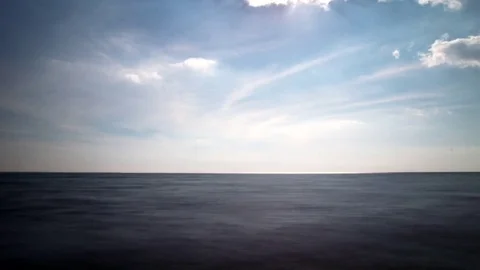 Ocean Horizon timelapse Stock Footage 72216228