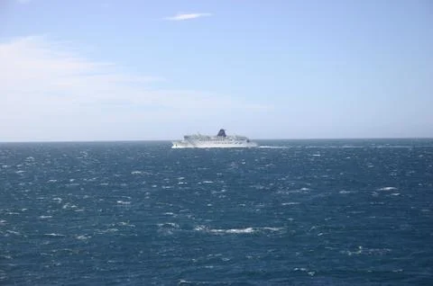 Ocean &amp; Interislander ferry Stock-Fotos
