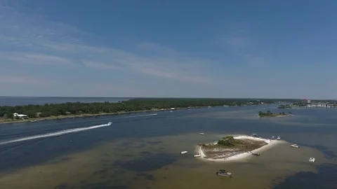 Ocean Island Fly Over Stock-Footage 73285267