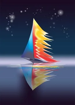 Ocean journey, Stock Illustration