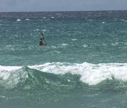 Ocean Kayaking 2 Stock Footage 356971