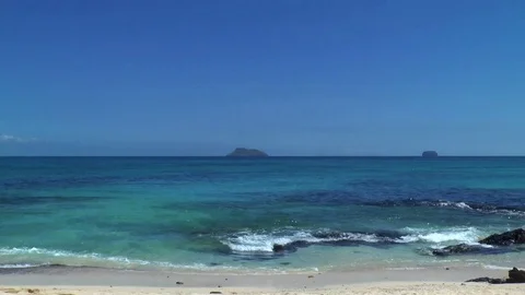 Ocean at La Bacha Beach Video stock 75020373