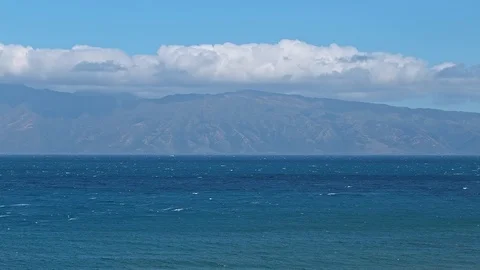 Ocean Lanai Clouds Dawn timelapse Hawaii Maui Stock Footage 108024545