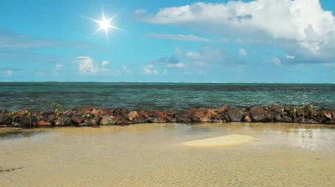 Ocean landscape Stock Footage 10889310