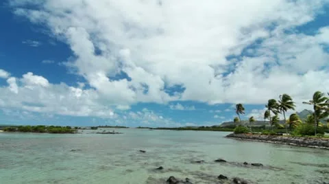 Ocean landscape Stock Footage 10889838
