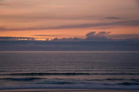 Ocean landscape at sunset Stock-Fotos