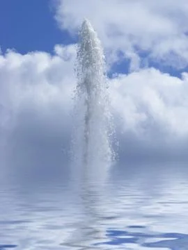 Ocean leak Stock Illustration