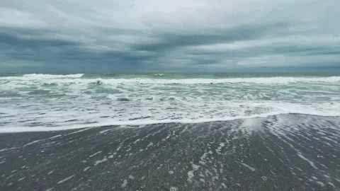 The ocean in Longboat Key, Florida Stock Footage 130603861