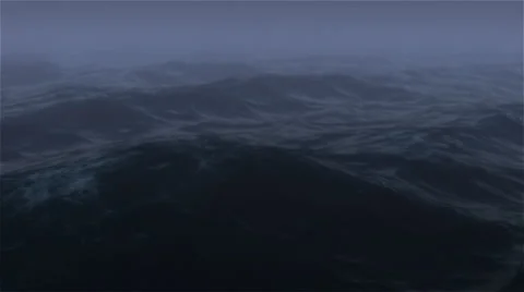 Ocean Loop Stock Footage 1092476