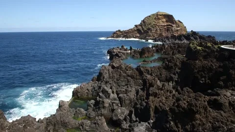 Ocean in Madeira 스톡 동영상 142129855