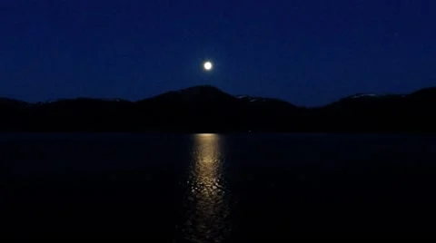 Ocean moon light Video stock 52994157