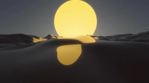 Ocean moon01.mp4 库存影片 343870892