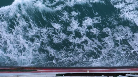 Ocean Next To Ferry Stock Footage 120546026