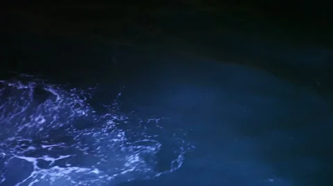 Ocean at night Stock-Footage 35524516