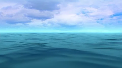Ocean open water Stock Footage