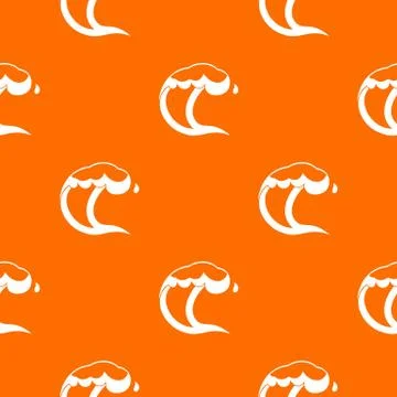 Ocean or sea wave pattern seamless Illustrazione stock