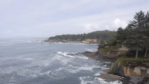 Ocean Oregan Stock Footage 108688775