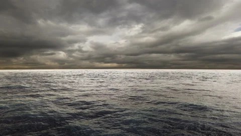 Ocean Overcast 02. Backgroud Loop 스톡 동영상 162914437