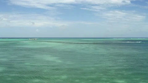 Ocean panorama background Stock Footage 164291160