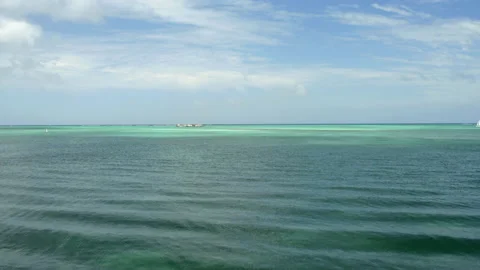 Ocean panorama background Stock Footage 164293538