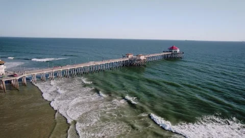 Ocean Pier B-Roll Stock Footage 255346384