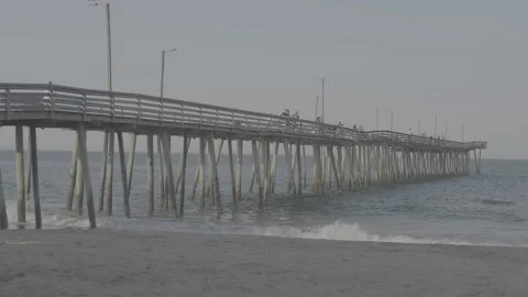 Ocean Pier Stock Footage 168110512