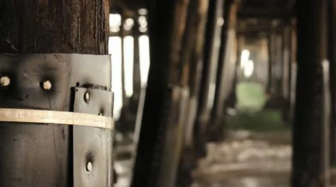 Ocean Pier Waves 스톡 동영상 10910480