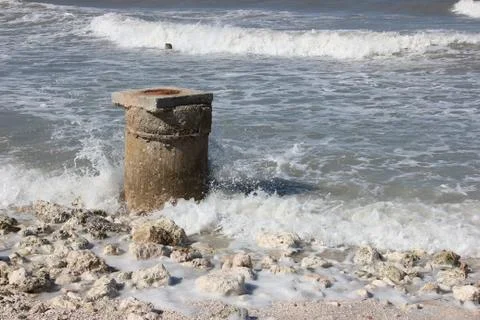 Ocean Pillar 库存照片