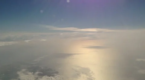 Ocean from plane 스톡 동영상 24268966