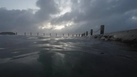 Ocean Pool Stock Footage 268440016