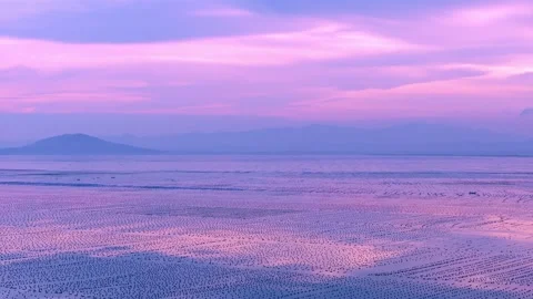 The Ocean Ranch Under the Sunset Glow 스톡 동영상 317093627