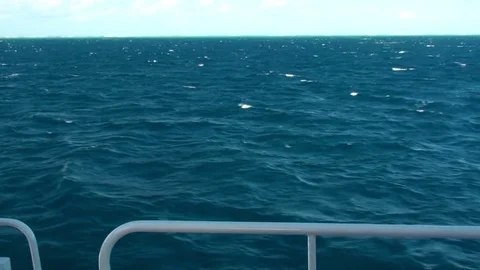 Ocean, recorded from a ship Stock Footage 74014464