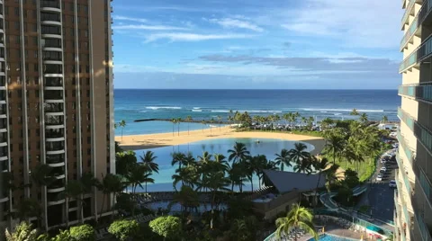 Ocean resort time lapse Stock Footage 67594056